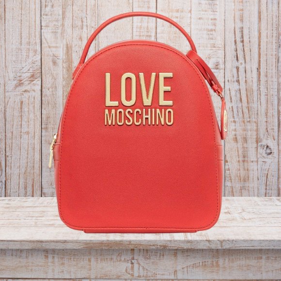 Love Moschino Handbags - ❤NWT Love Moschino Mini Backpack-Red❤